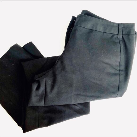 3 NORDSTROM Amanda + Chelsea Black Capri Cropped Work Casual Pants Trousers 8 - Picture 4 of 8